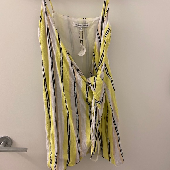 Cupcakes & Cashmere Striped Wrap Dress - Picture 4 of 5